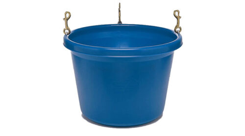 Individual Fortiflex 30 Qt Round Corner Feeders and Rings
