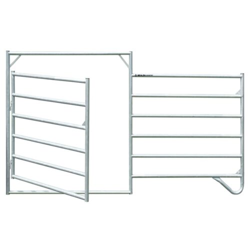 70' Hot Dipped Galvanized Round Pen - 6' High - Image 6