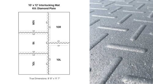 10' x 12' Diamond Mat Kit