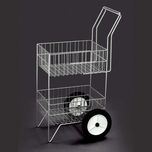 Royal Wire Rolling 2 Tier Basket - Image 7