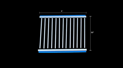 4' Aluminum Heavy Duty Grill Partition
