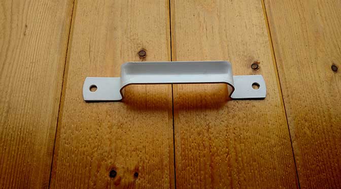 Small Zinc Door Pull - Image 2