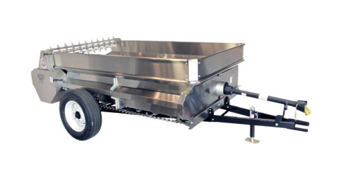 Full-Size Manure Spreaders 20  Animals - 127, Stainless Steel
