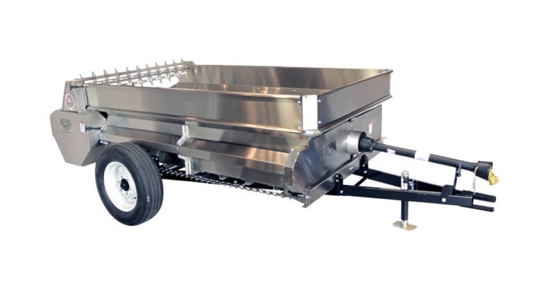 Full-Size Manure Spreaders 20  Animals - 127, Stainless Steel