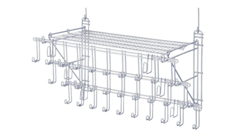 Royal Wire 3 Tier Bridle Rack with Shelf