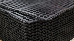 Wash Mats Interlocking Mats with Holes 3' x 3' x 1/2"