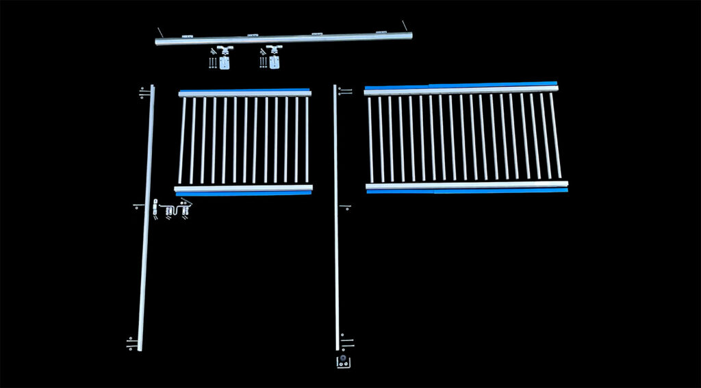 10' Aluminum Heavy Duty Stall Front