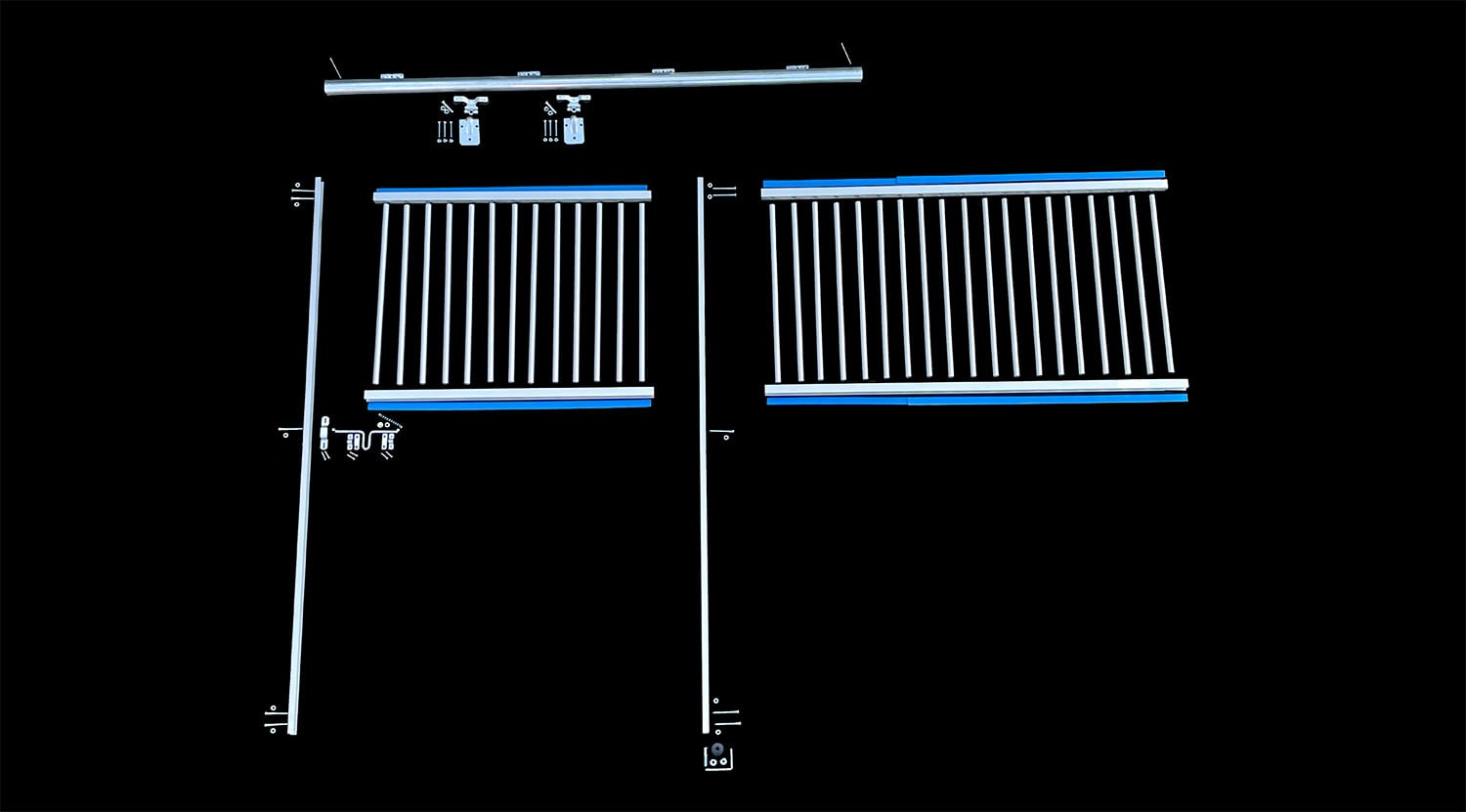 10' Aluminum Heavy Duty Stall Front
