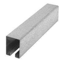 Galvanized Square Track