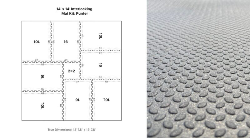 14' x 14' Punter Mat Kit