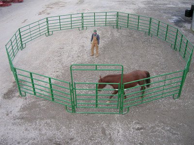 70' Cashman Heavy Horse Round Pen - 6' High