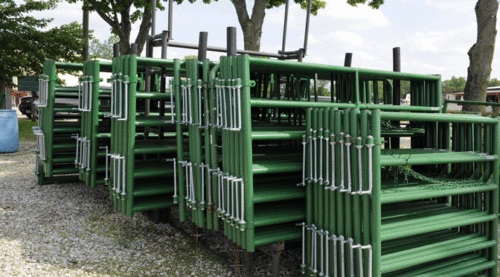 Cashmans 7 Bar Heavy Horse Gate (Green)