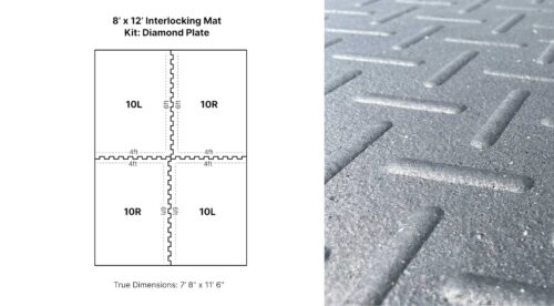 8' x 12' Diamond Mat Kit