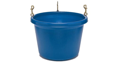 Individual Fortiflex 30 Qt Round Corner Feeders and Rings