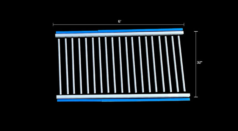 6' Aluminum Super Duty Grill Partition