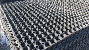 Wash Mats Straight Edge Mats with Holes 3′ x 5' x 7/8″