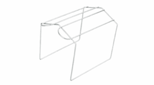 Royal Wire Saddle Insert for Rolling Basket
