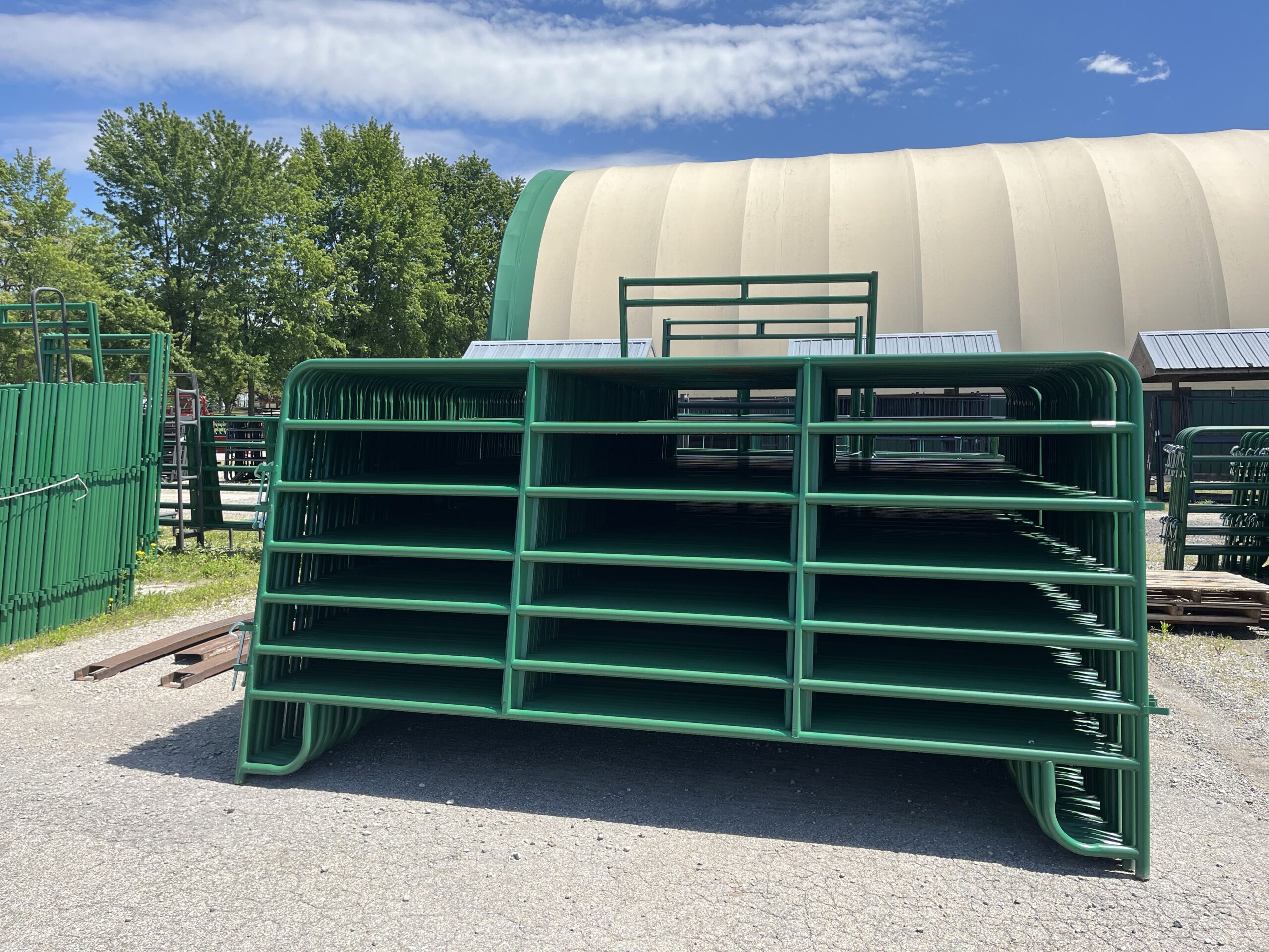 80' Cashman Standard Horse Round Pen - 6' High